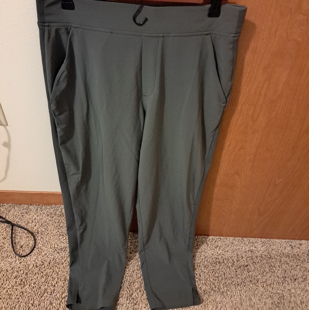Olive Green Athleta Brooklyn Pants